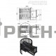 Банная печь Везувий Легенда Ретро Ковка 24 (224) L-280