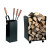 Цвет: черный/дерево (набор/дровница)  + 380.00р. 