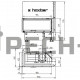 Каминная топка Hoxter ECKA 90/40/40Lh