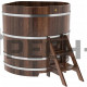 Купель угловая для бани и сауны Bentwood из лиственницы (ШхД=1,37х1,37 м)
