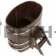 Купель овальная для бани и сауны Bentwood из сращенных ламелей лиственницы (ШхД=0,76х1,16 м)