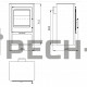 Печь-камин Panadero Garda EcoDesign
