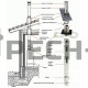 Отвод 45° Schiedel Permeter 50 (⌀ 300/400 мм)