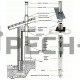 Проход через крышу 0° Schiedel Permeter 25 (⌀ 150/200 мм)