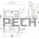 Каминная топка Brunner Architektur-Kamin 38/86 (с подъёмом)