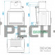 Каминная топка ABX Devon ECO с теплообменником (10 кВт в воду)