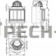 Каминная топка Nordpeis NI-25 (складные дверцы)