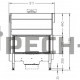 Каминная топка Palazzetti Sunny Fire 73 Front