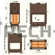 Каминная топка Chazelles Design DDF1000