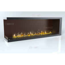Угловой очаг BIOART Rodos c автоматическим топливным блоком Smart Fire A3