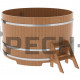 Купель круглая для бани и сауны Bentwood из дуба (d=1,80)