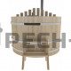 Фурако с внутренней печкой Bentwood из кедра "Стандарт" (d=1,5)