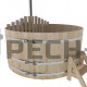 Фурако с внутренней печкой Bentwood из кедра "Стандарт" (d=2,1)