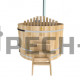 Фурако с внутренней печкой Bentwood из кедра "Сращенная" (d=1,8)