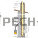Двухходовой комплект керамического дымохода Schiedel UNI (⌀160 и 200 мм / 4 м) с вентиляционным каналом