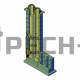 Комплект дымохода ECOOSMOSE "OSMOTEC" D=180/180 мм. Двухходовая 10 пм