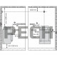 Электрическая печь для сауны Harvia Topclass Combi KV-50SE + CX1104CXW + SAB00103