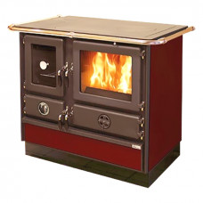 Отопительно-варочная печь с водяным контуром MBS Super Thermo Magnum Red L