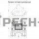 Каминная облицовка КимрПечь Прованс с дровником угловая