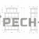 Изразцовая облицовка ArtKaden Ажур двухъярусная пристенная
