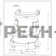 Каминная облицовка Прометей Лили (пристенная)