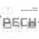 Каминная облицовка КимрПечь Сконе центральная мини