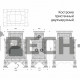 Каминная облицовка КимрПечь Кострома декоративная двухъярусная пристенная