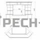 Каминная облицовка Прометей Барбарос (угловая)