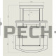 Каминная облицовка Прометей Мираб (пристенная)