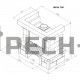 Каминокомплект Еврокамин Лион 700 (пристенный) с топкой