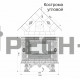 Изразцовая печь-камин КимрПечь Кострома угловая с топкой Chazelles D70
