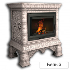 Изразцовая печь-камин КимрПечь Кострома центральная с топкой Contura i7