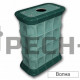 Изразцовая печь-камин КимрПечь Истра центральная с топкой Ладья 700