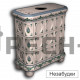 Изразцовая печь-камин КимрПечь Медальон центральная с топкой Contura i7