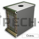 Изразцовая печь-камин КимрПечь Билибин пристенная с топкой Contura i6