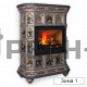 Изразцовая печь-камин КимрПечь Истра центральная с топкой Ладья 600