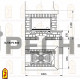 Камин Мета Магия Огня (облицовка Ключ 800 с топкой Камилла 800DF)