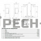 Печь-камин ABX Dover I panel