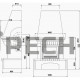 Каминокомплект ABX Preston Klasik (балка песчаник)
