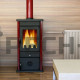 Отопительная печь MBS Vesta Eco Dark Red