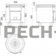 Отопительно-варочная печь Теплодар Печурка с набором чугунных колец