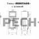 Печь-камин Теплый Камень HERITAGE I-P