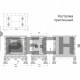 Изразцовая печь-камин КимрПечь Кострома декоративная пристенная с очагом Dimplex Cassette 600