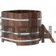 Купель угловая для бани и сауны Bentwood из лиственницы (ШхД=1,19х1,19 м)