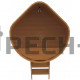 Купель угловая для бани и сауны Bentwood из лиственницы (ШхД=1,19х1,19 м)