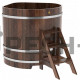 Купель угловая для бани и сауны Bentwood из лиственницы (ШхД=1,19х1,19 м)