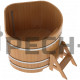 Купель угловая для бани и сауны Bentwood из лиственницы (ШхД=1,19х1,19 м)