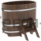 Купель овальная для бани и сауны Bentwood из лиственницы (ШхД=0,76х1,16 м)