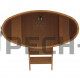 Купель овальная для бани и сауны Bentwood из лиственницы (ШхД=0,69х1,31 м)