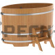 Купель овальная для бани и сауны Bentwood из лиственницы (ШхД=1,15х1,83 м)